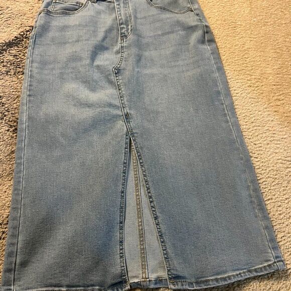 OAT light denim‎ midi skirt 6